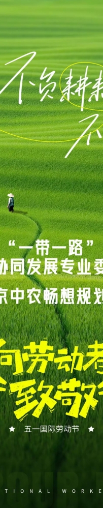 “一带一路”农业协同发展专委会与北京中农畅想规划院向劳动者致敬!
